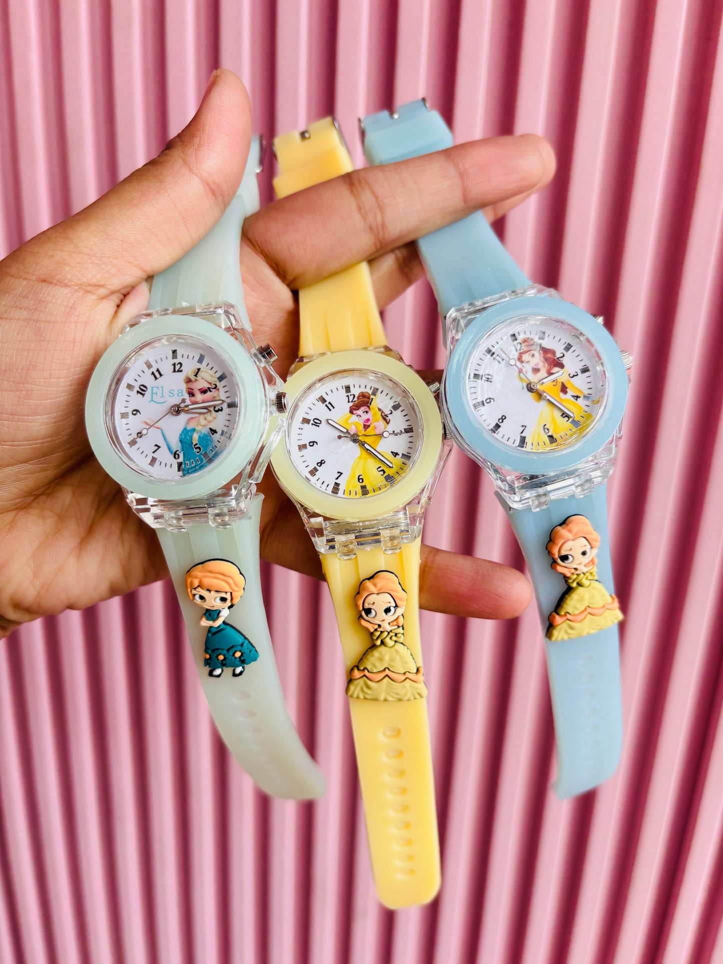 Character 3D Strap Light Watch