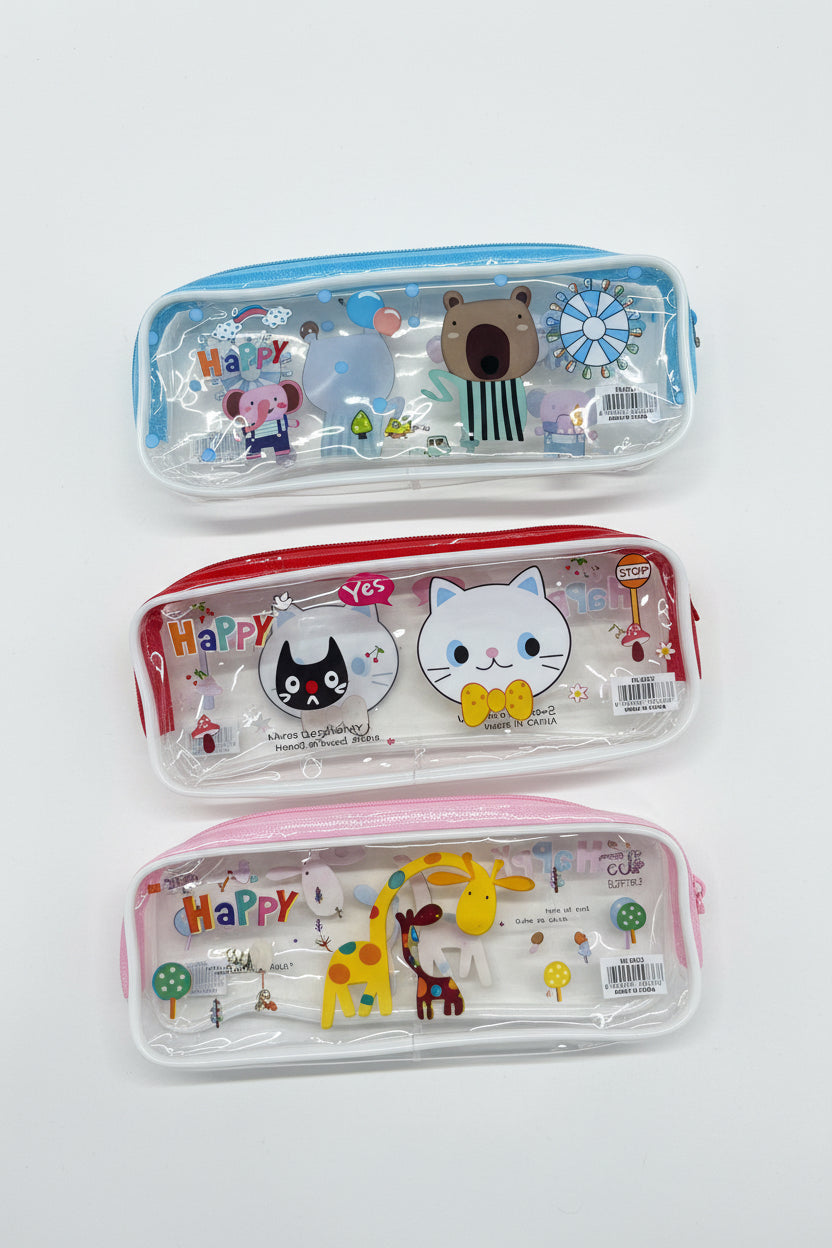 Kawaii Transparent Pencil Pouch