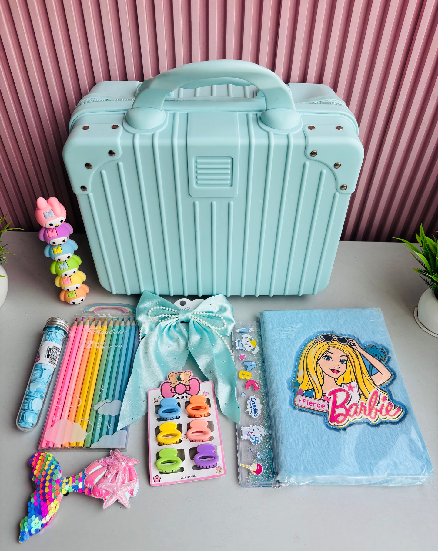 Mini Suitcase Hamper