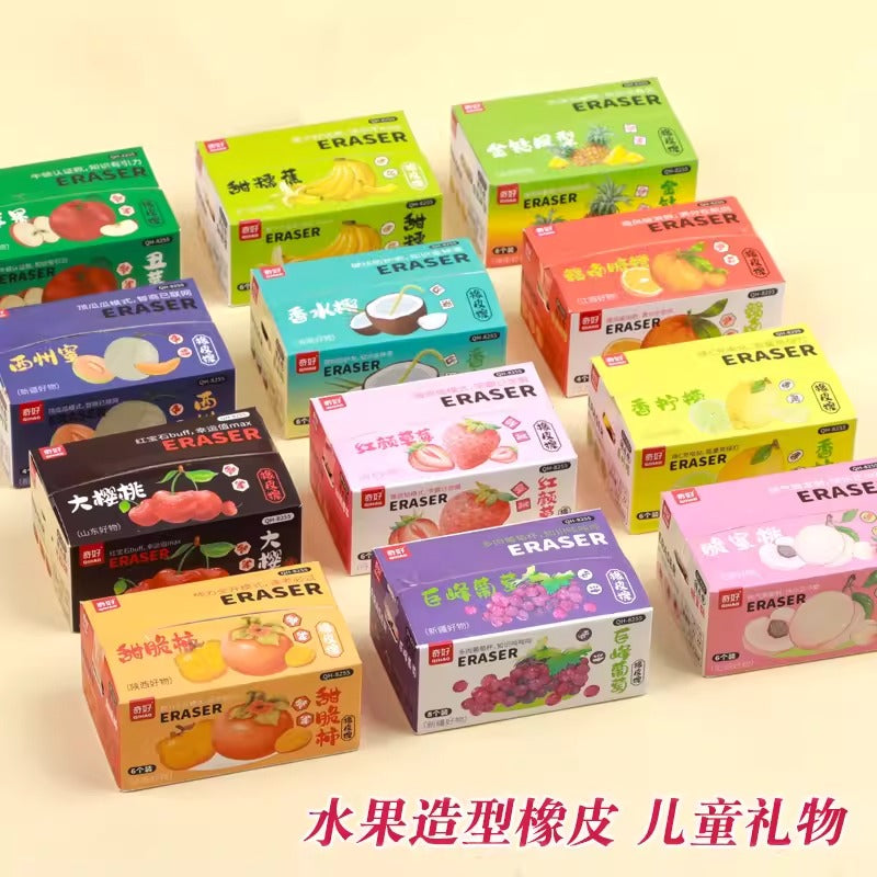 Mini Cute Fruit Eraser