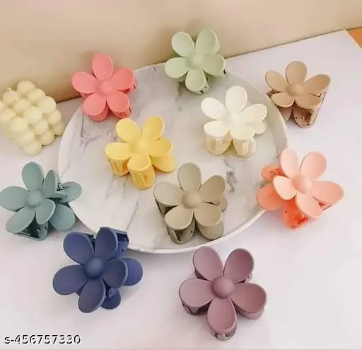 Flower Claw Clips ( Pack of 4 )