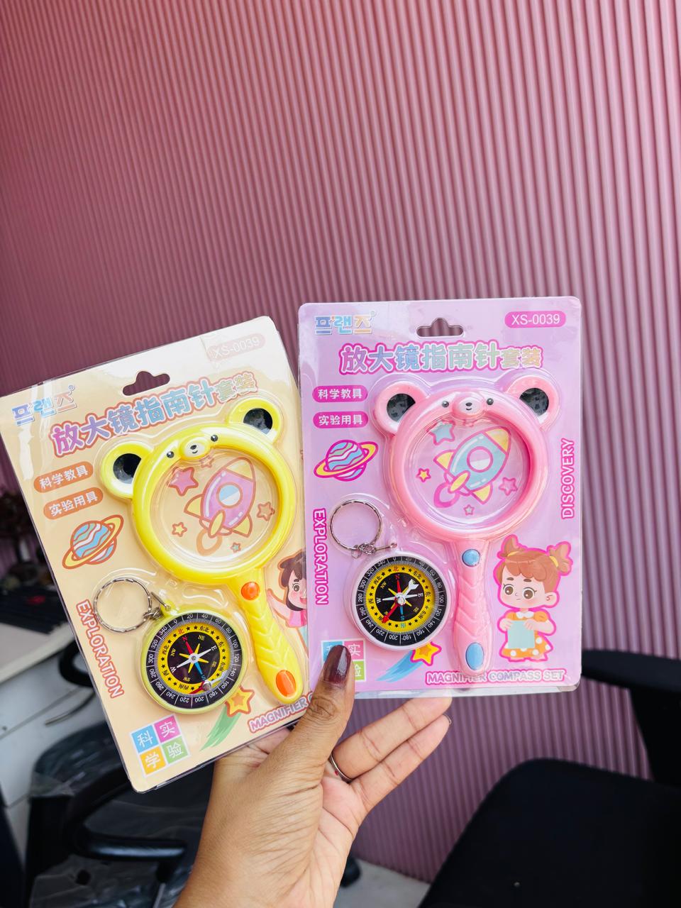 Magnifying Glass Compass Set