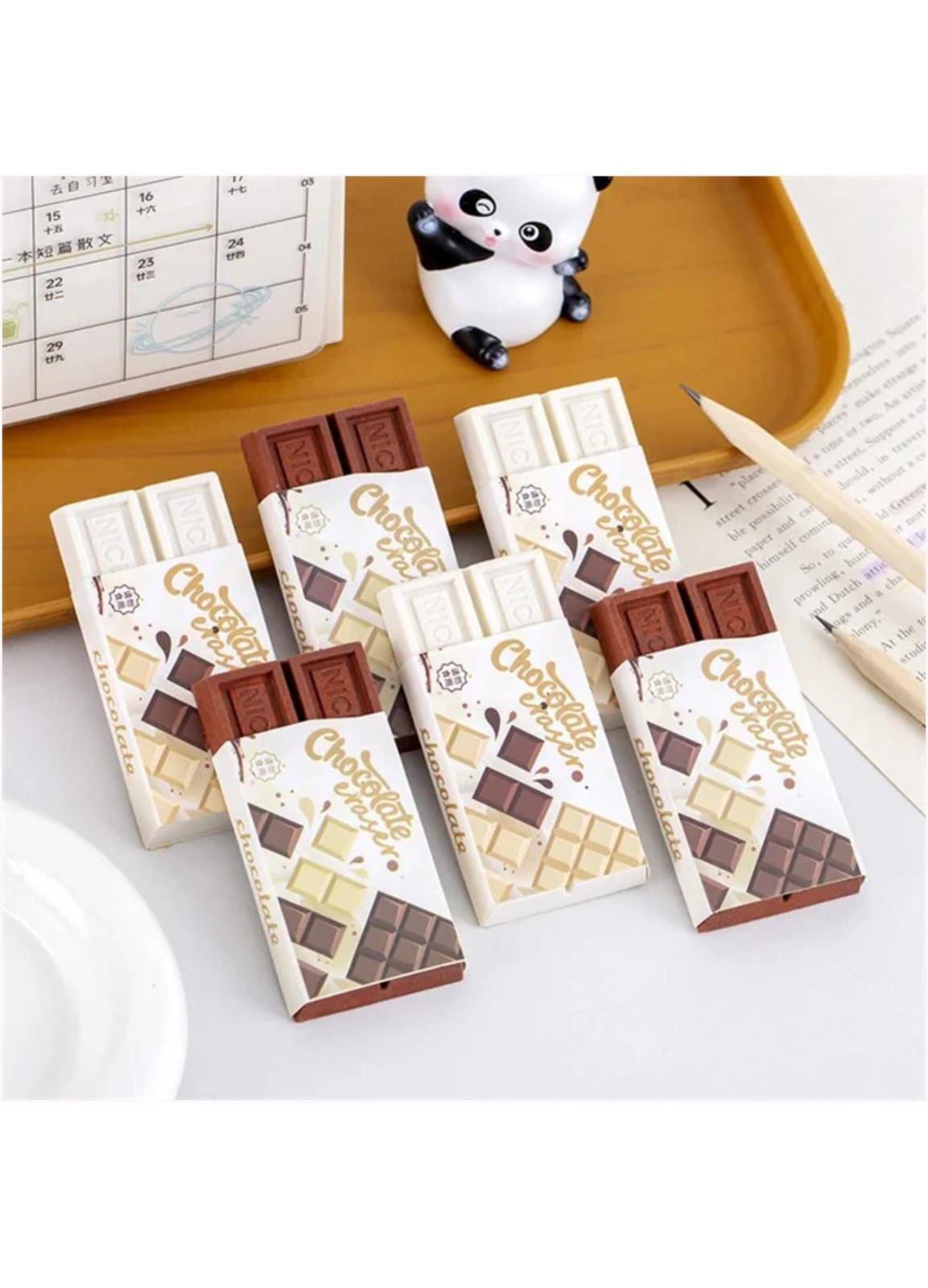 Chocolate bar Eraser ( Pack of 2 )