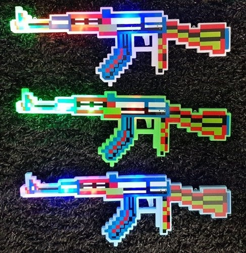 Pixel Pop Sound Gun Toy