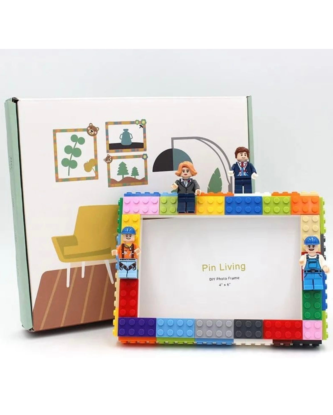 DIY Building Blocks Photo Frame ( Legoo Theme )