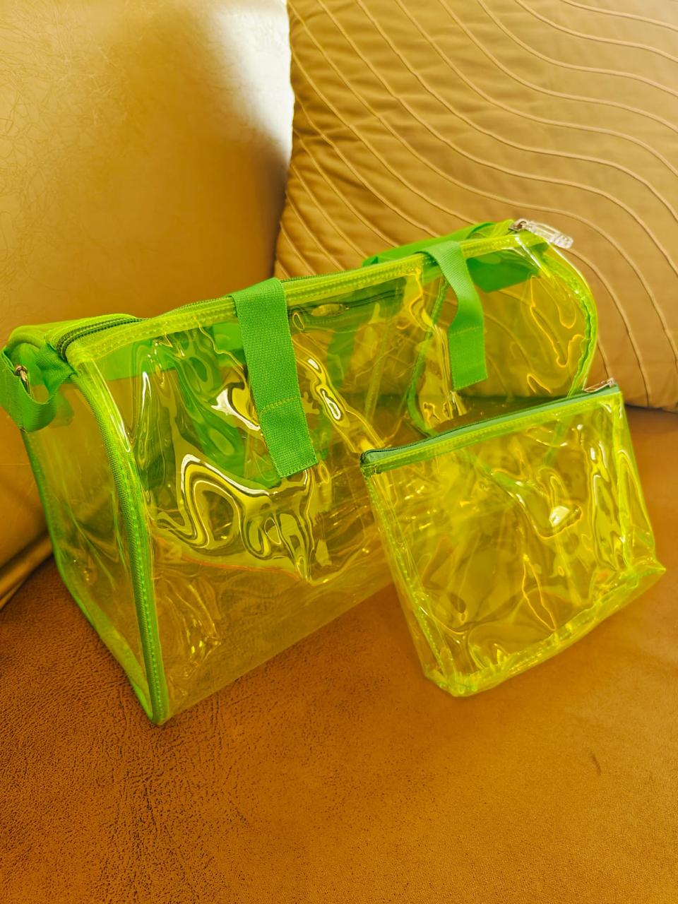 Jelly Neon Bag With Organizer Pouch