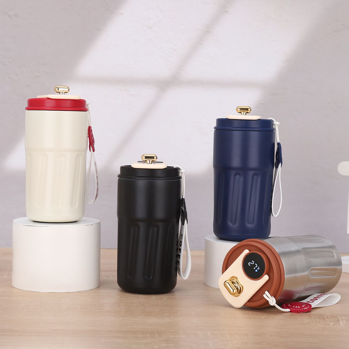 Coffee Flask with Temperature Display