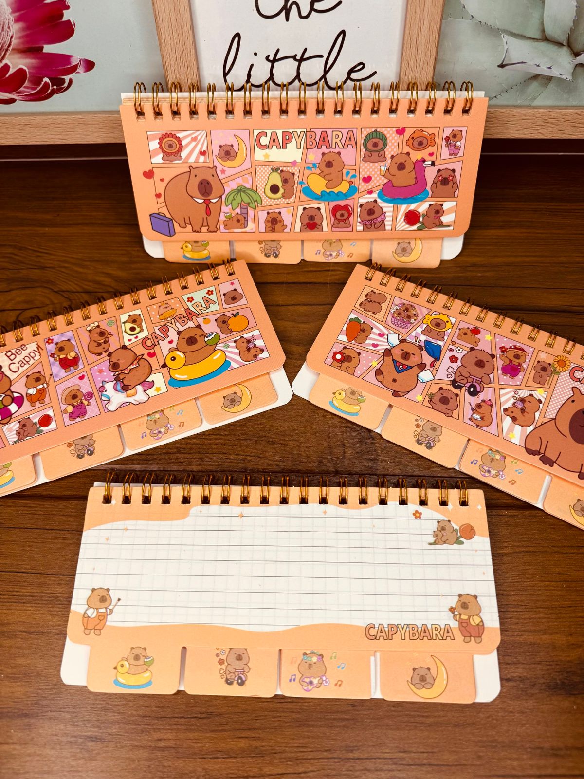 Spiral-Bound Capybara Mini Notebook