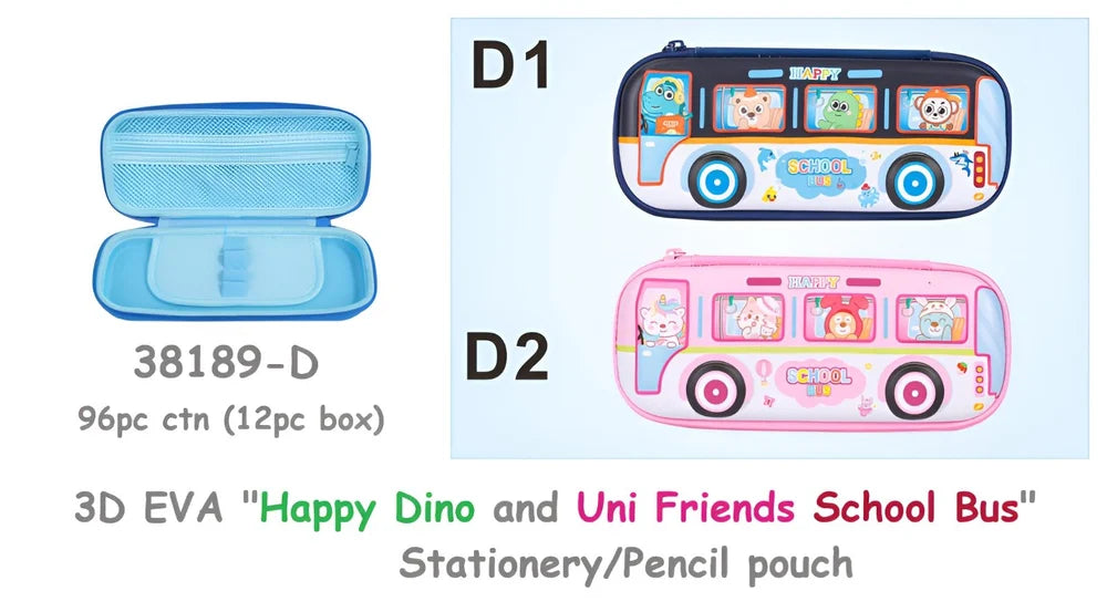 Cute Bus Travel Pouch