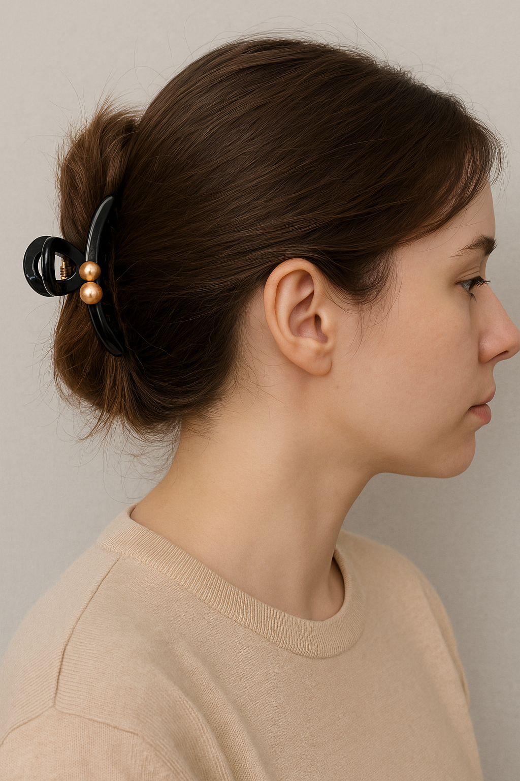 Beautiful korean big size hair claw clips ( Pack of 2 )