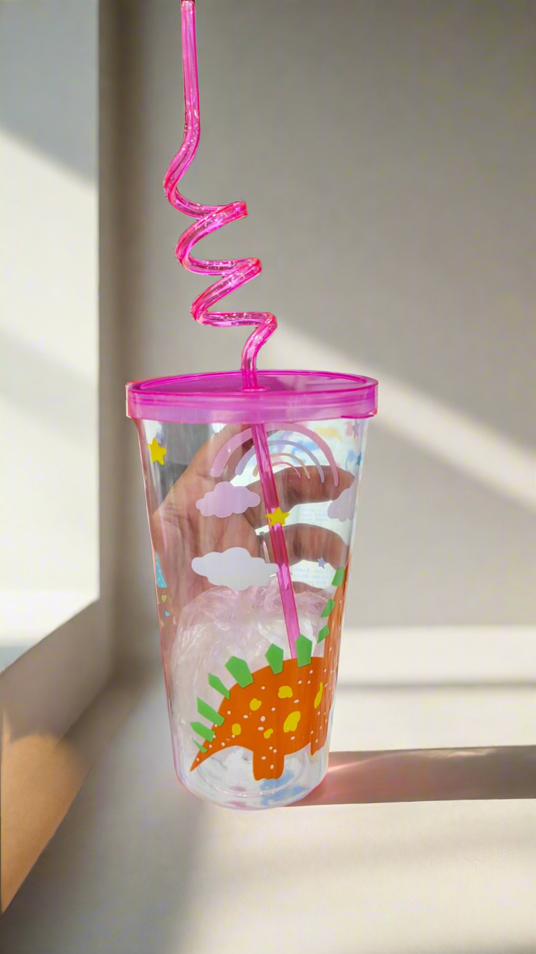 Dino Transparent Sipper