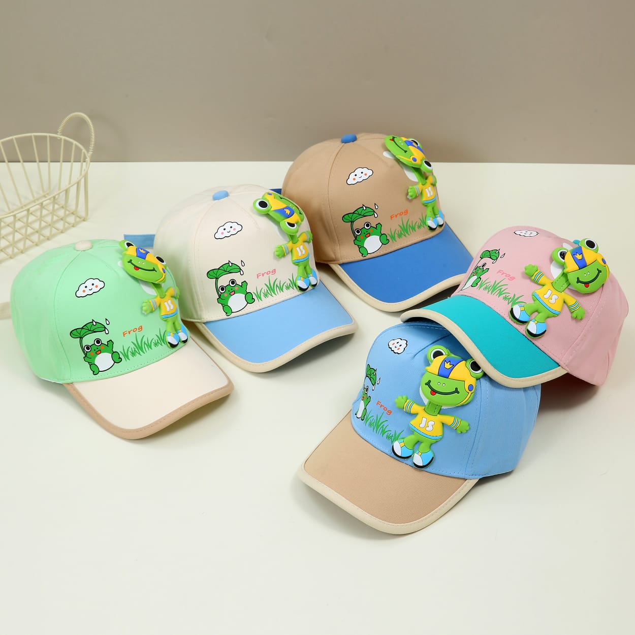 Funky Frog Kids Caps