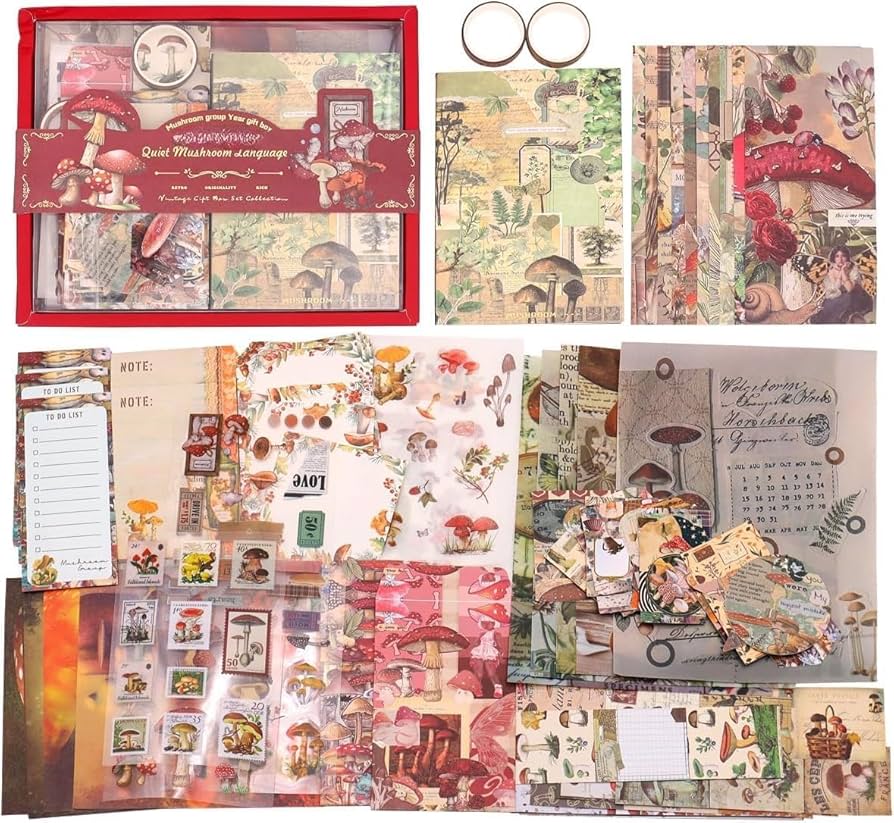 Paper Vintage Aesthetic Scrapbook Kit