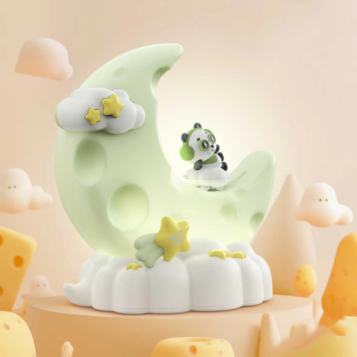 Cute Cartoon Pet Moon LED Lamp