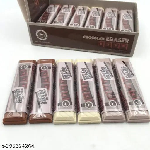 Chocolate Shape Eraser Set Of 1