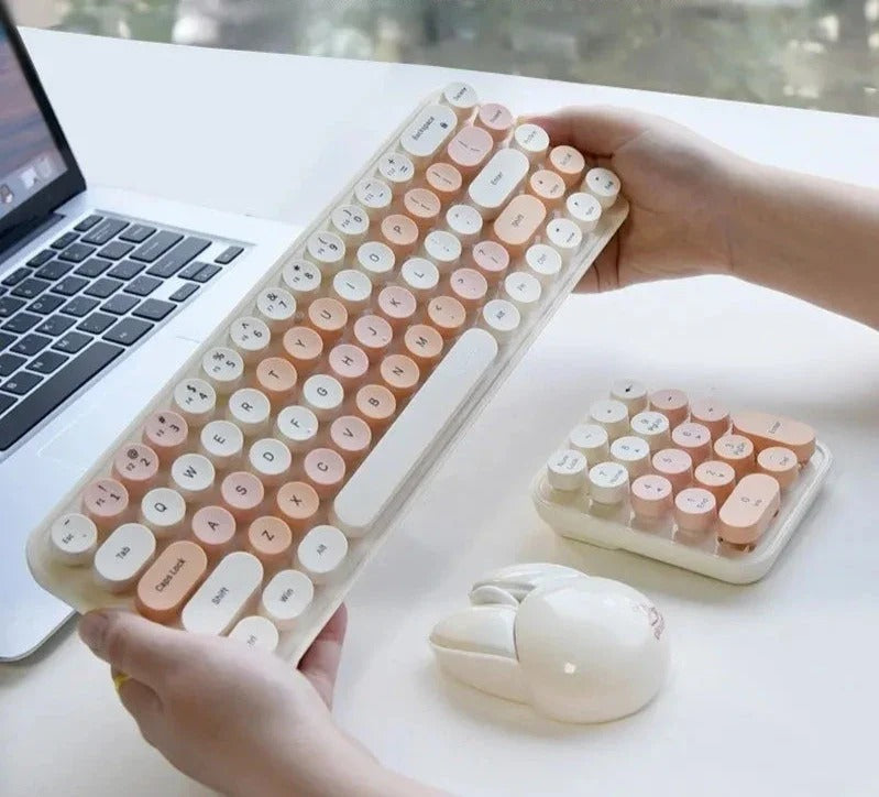 MOFII Cherry Portable Wireless Keyboard And Mouse Three-piece Suit (Max)