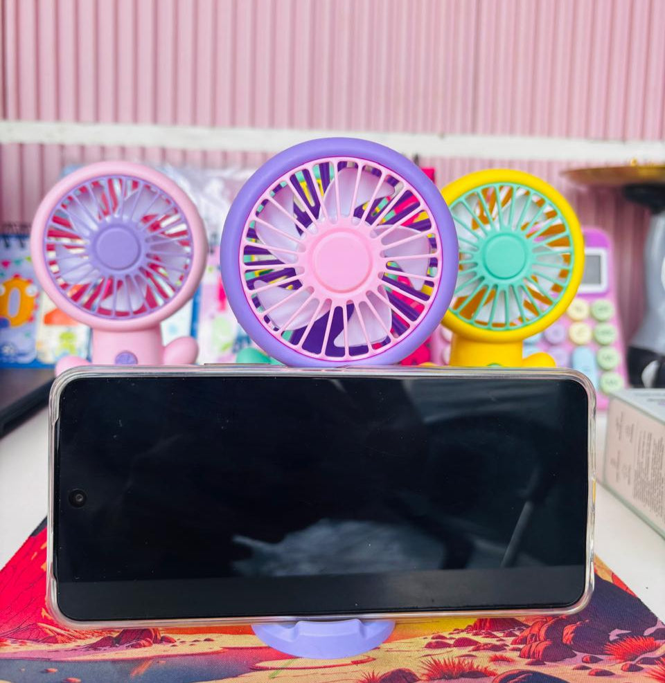 Cute Cactus rechargeable Hand Fan