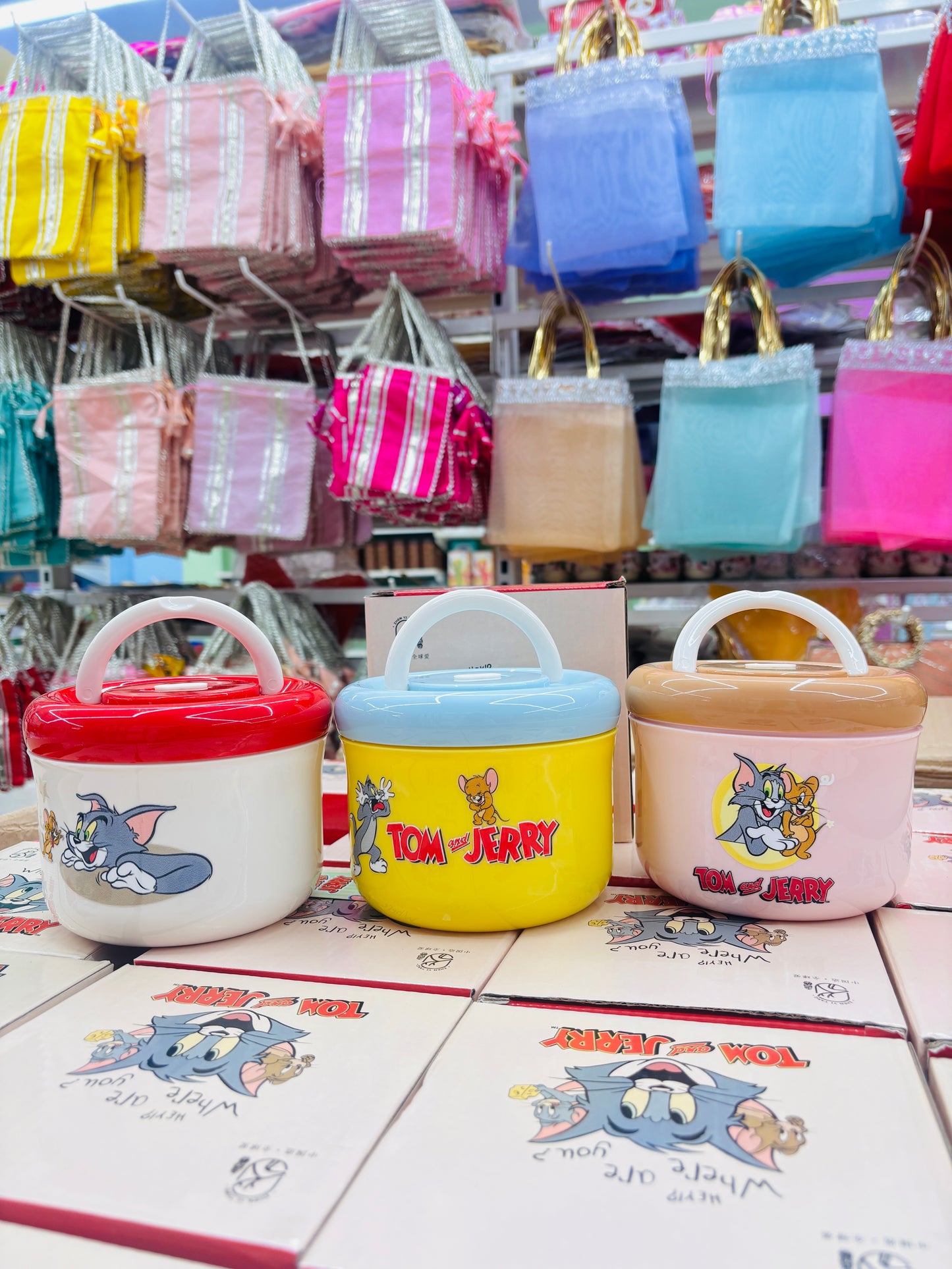 Tom & Jerry Insulated Lunch Bowl with Handle