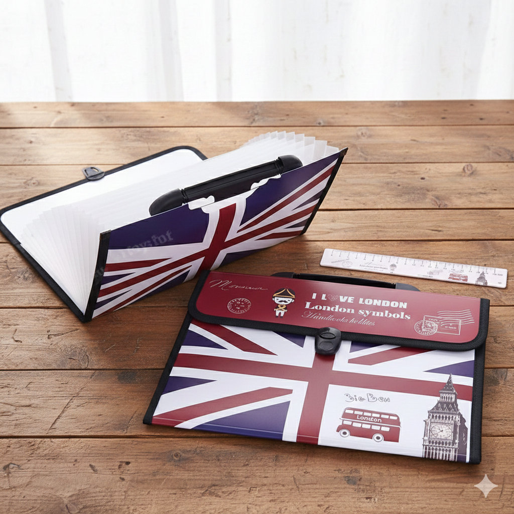 File Folder ā Secure Push Lock Organizer