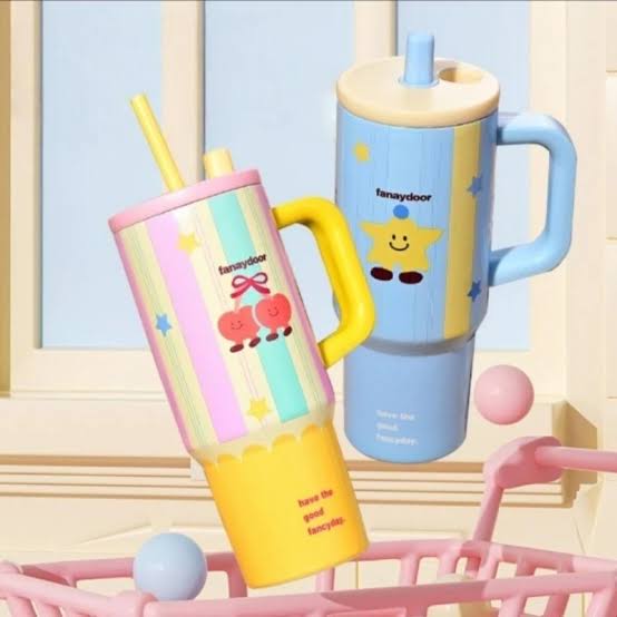 Kawaii Handle Straw Cup
