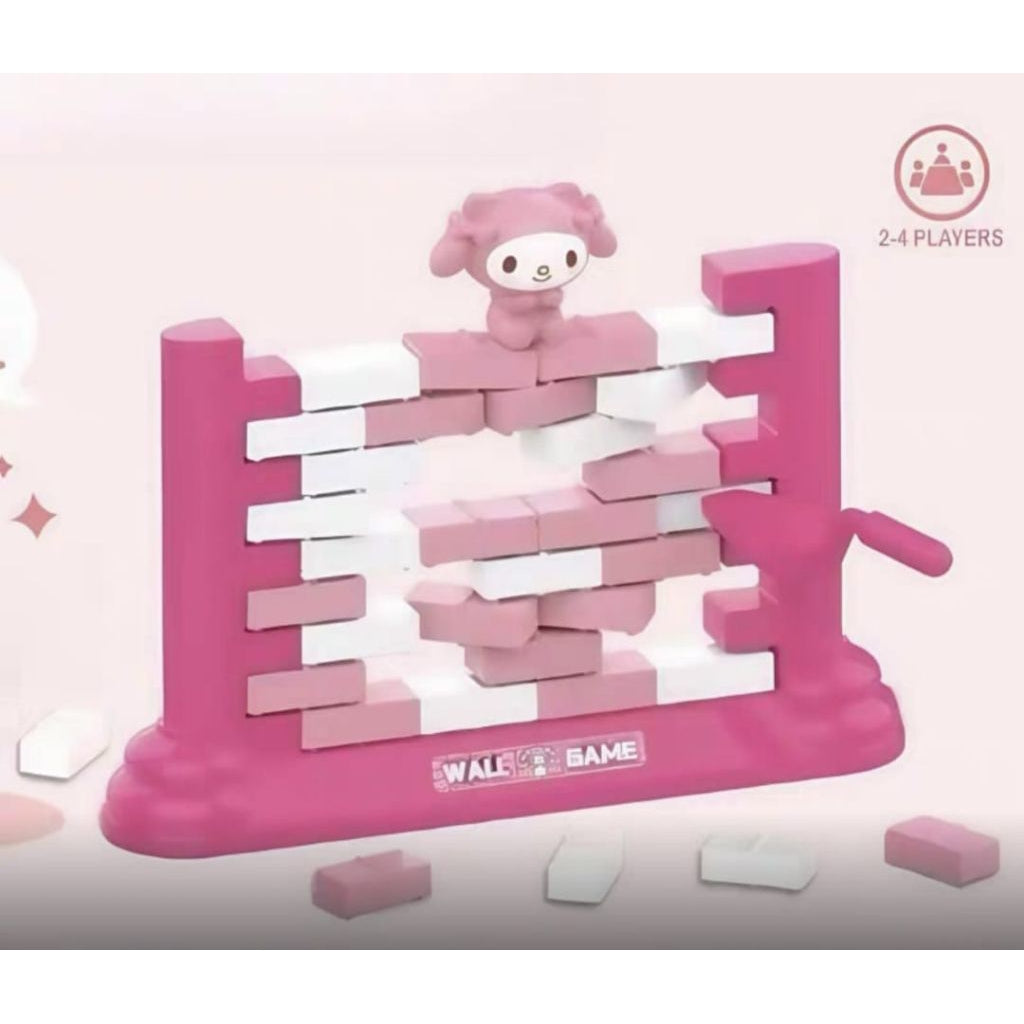 Mini Brick Push Game (2-4 Players)