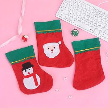 Mini Christmas Santa Sock