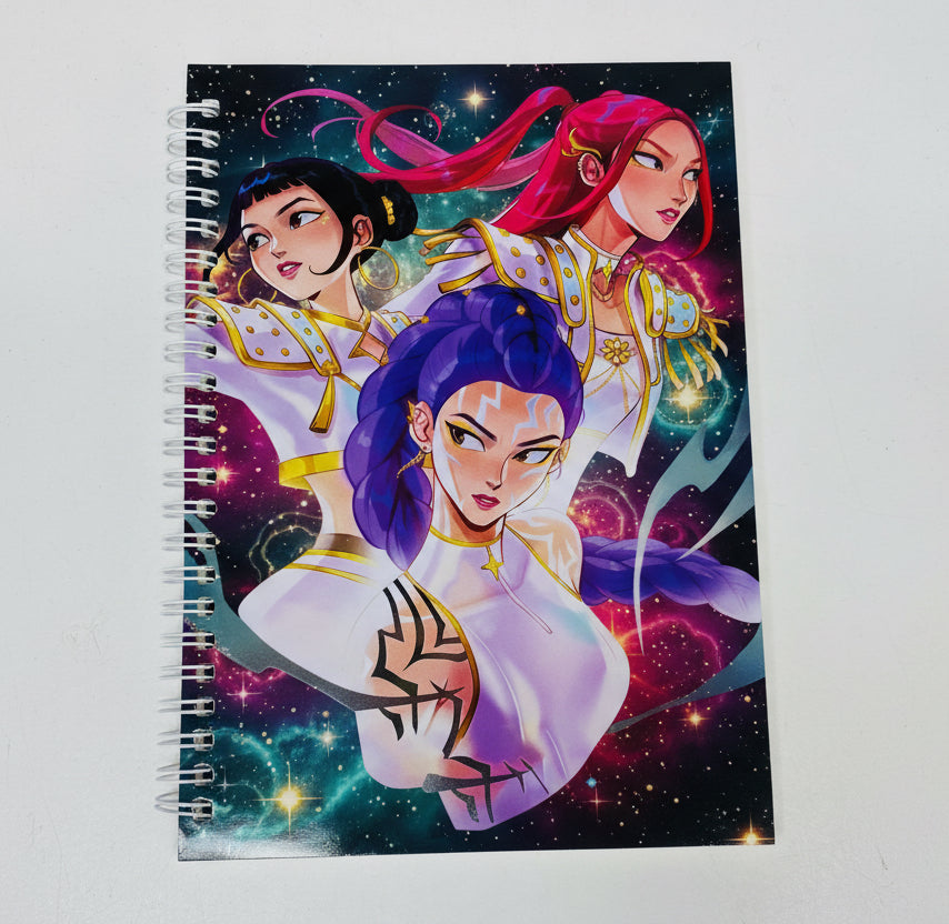 K Pop Demon Hunter Glossy Notebook