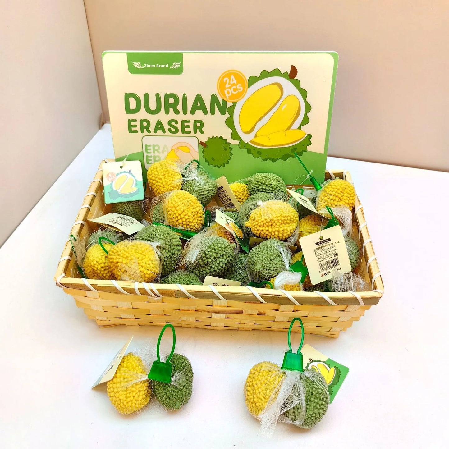 Durian Shaped Eraser