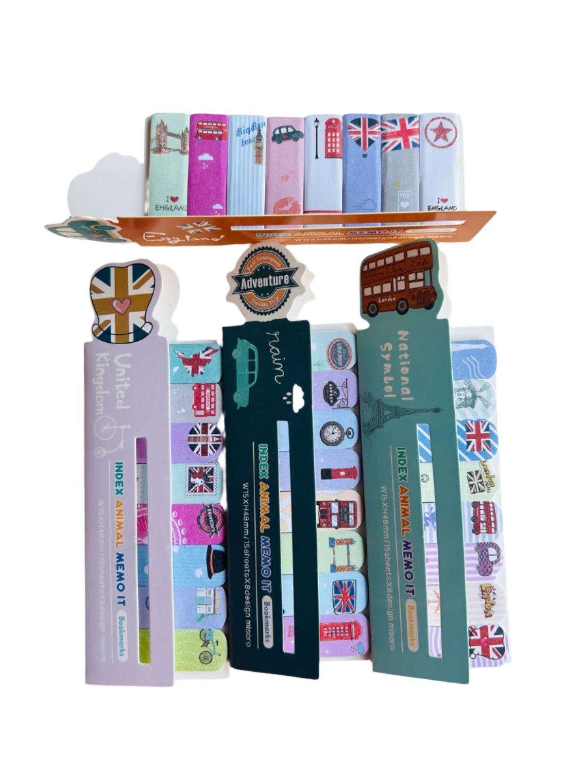 Traveling Functional Sticky Notes Set