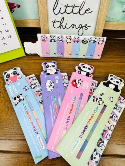 Panda Functional Sticky Notes Set