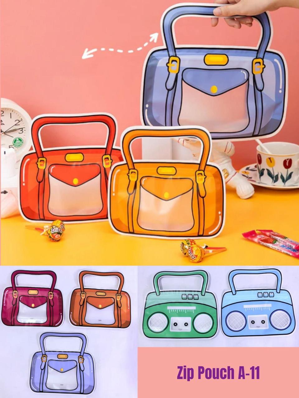 Radio Bag Pack Style Zip Lock/ Cany bag