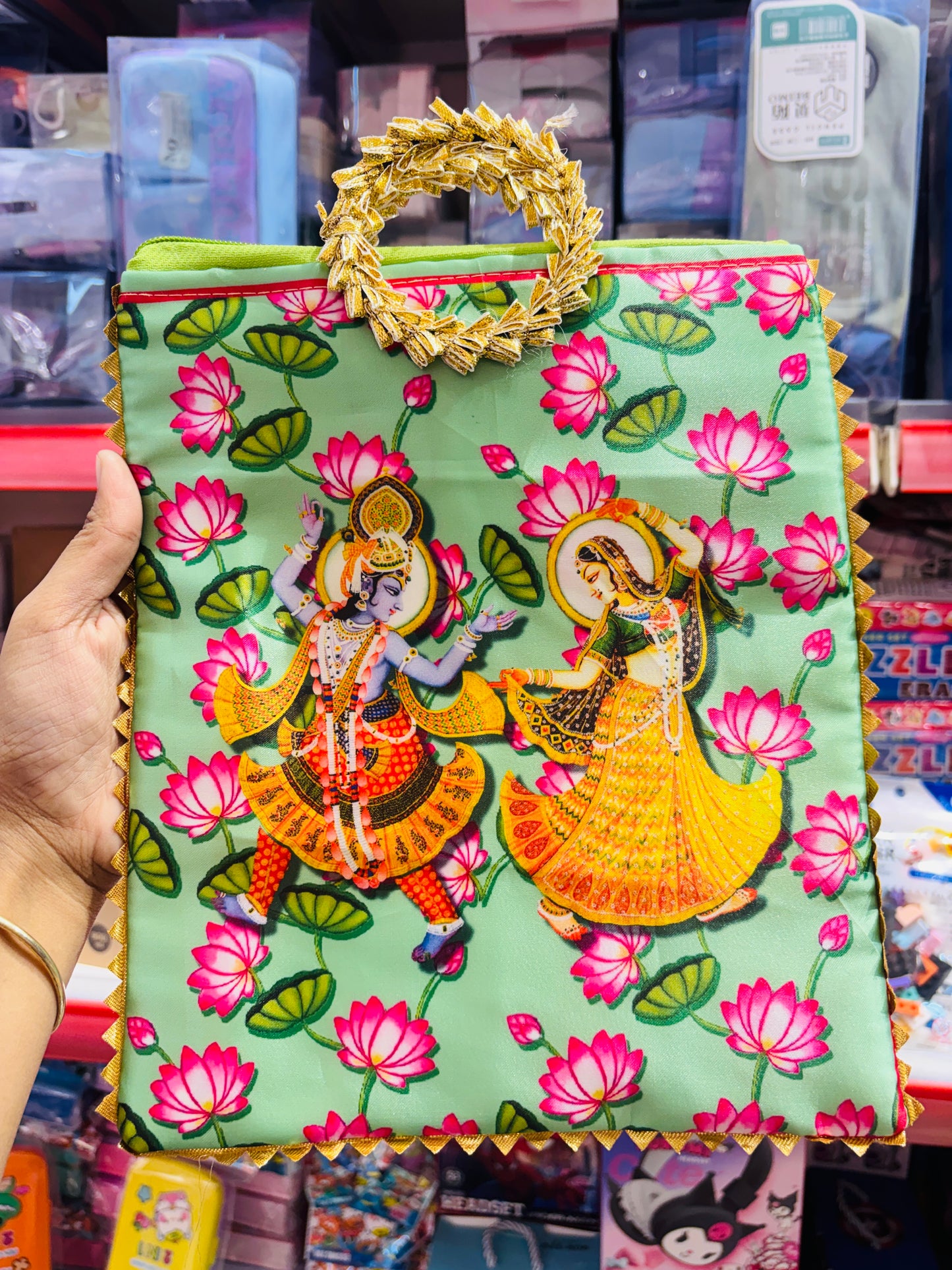 Krishna Radha Potli Bag