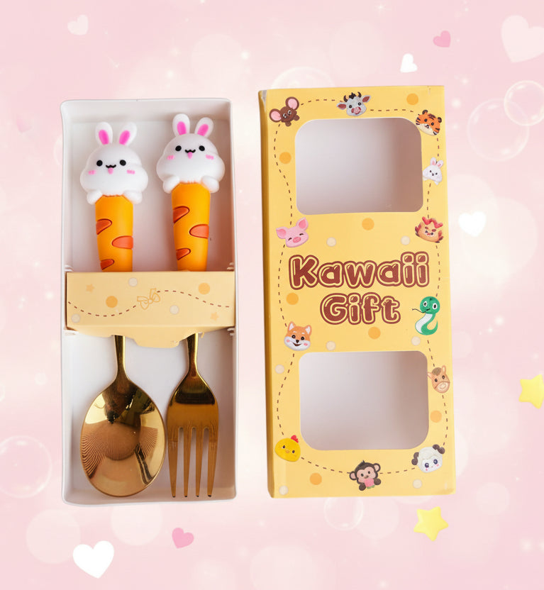 Kawaii Animal Cutlery Set