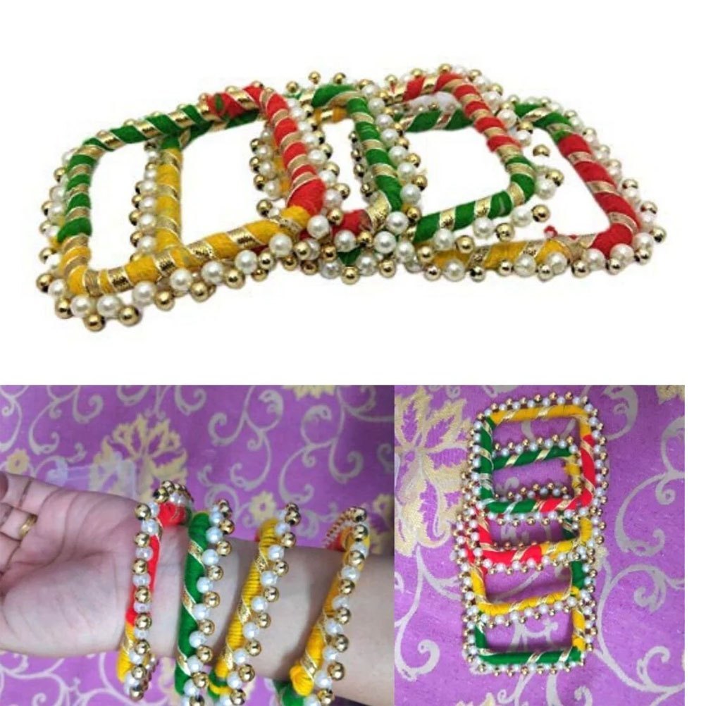 Rainbow Bangles ( Pack of 4 )