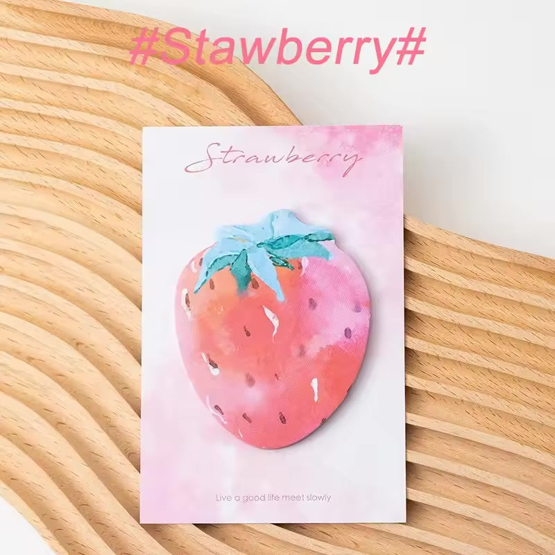 Cute Fruits Sticky Note ( Pack of 4 )