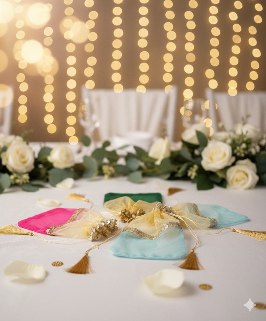 Multicolor Organza Gift Bag