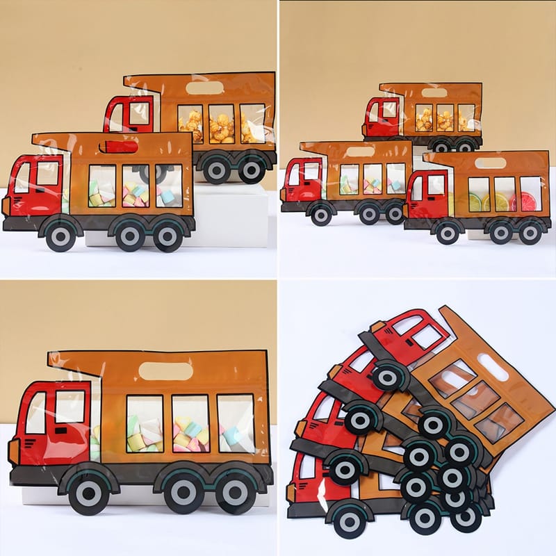 Truck Shape Zip Lock pouch ( Pack of 2 )