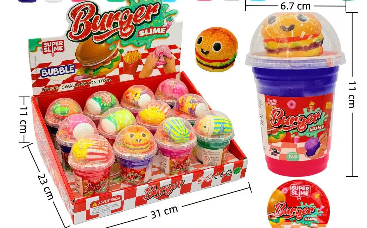 Burger Squishy Slime
