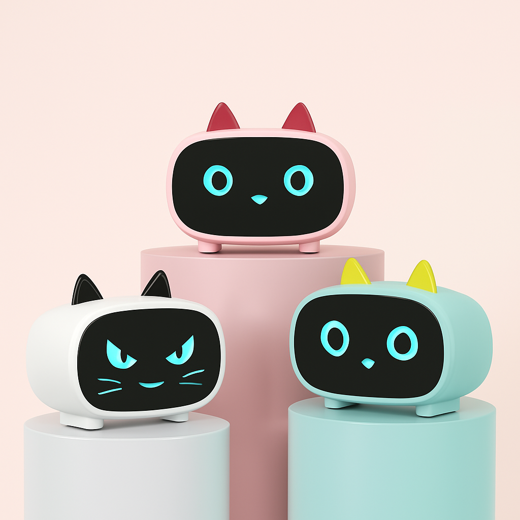 Cute cat-themed digital Speaker ( JM02A )