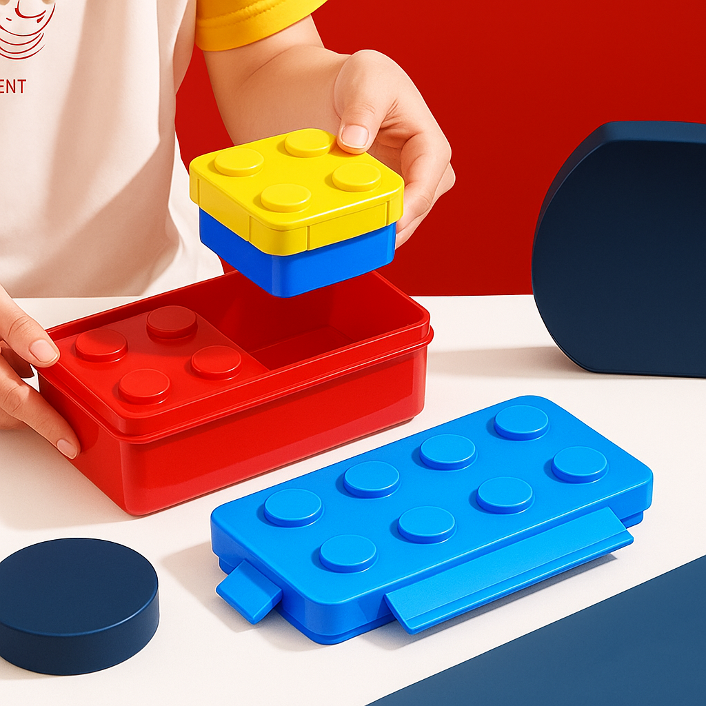 Lego Building Blocks Bento Lunch Box