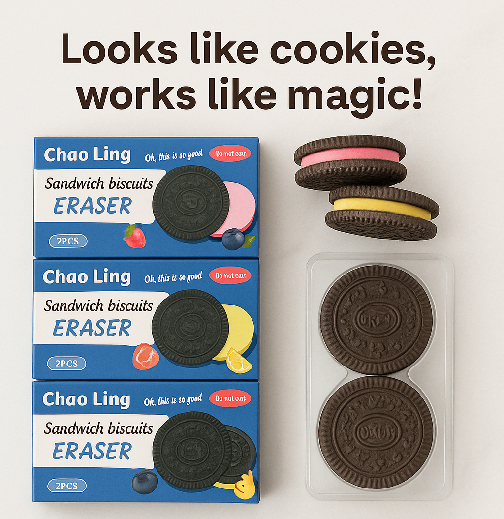 Oreo Biscuit Eraser