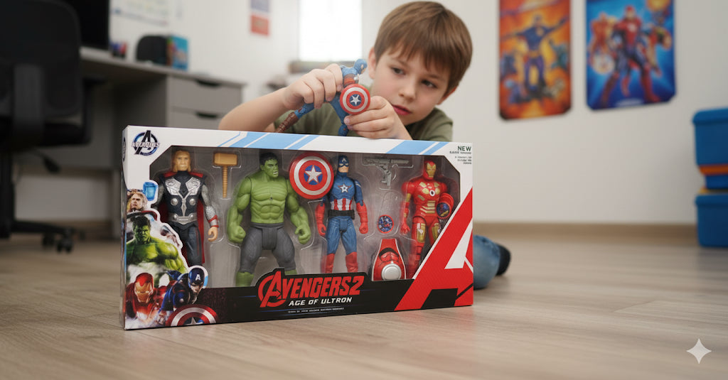 Avengers Action Figure Set (4 Pcs)