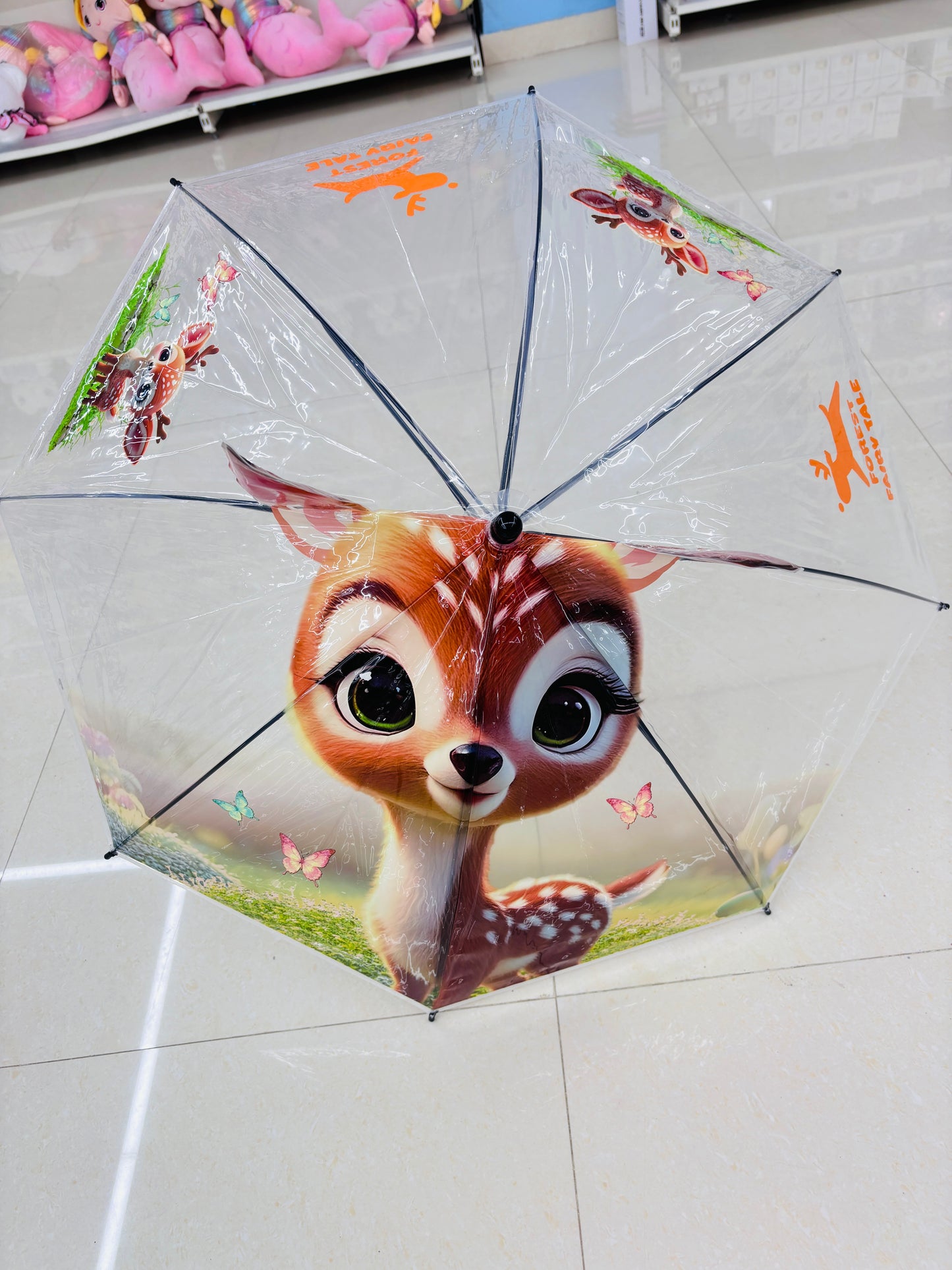 Transparent 3D Umbrella for KIDS