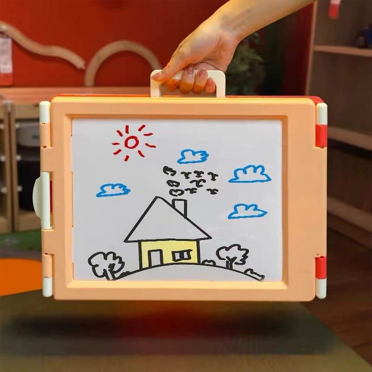 My First Art Studio ā 3-in-1 Double-Sided Drawing Board & Game