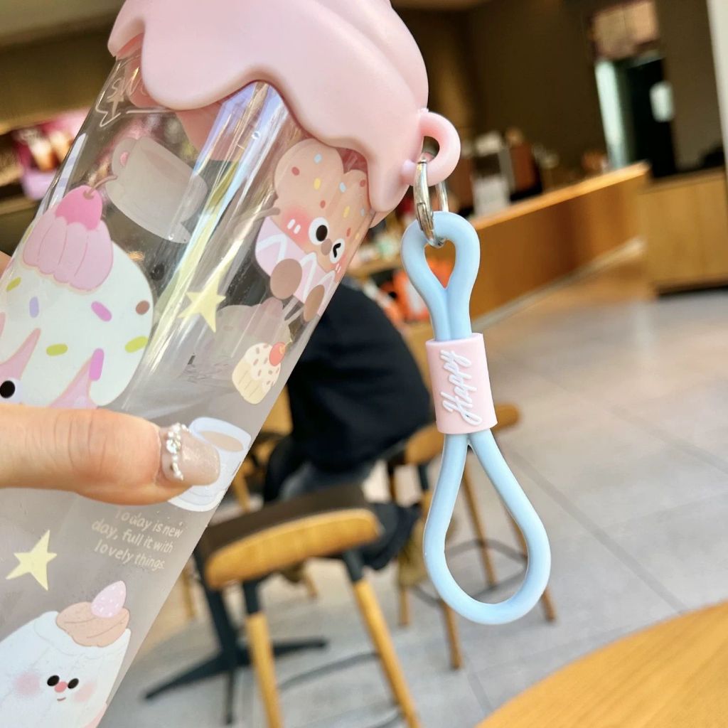 Transparent Ice cream Sipper