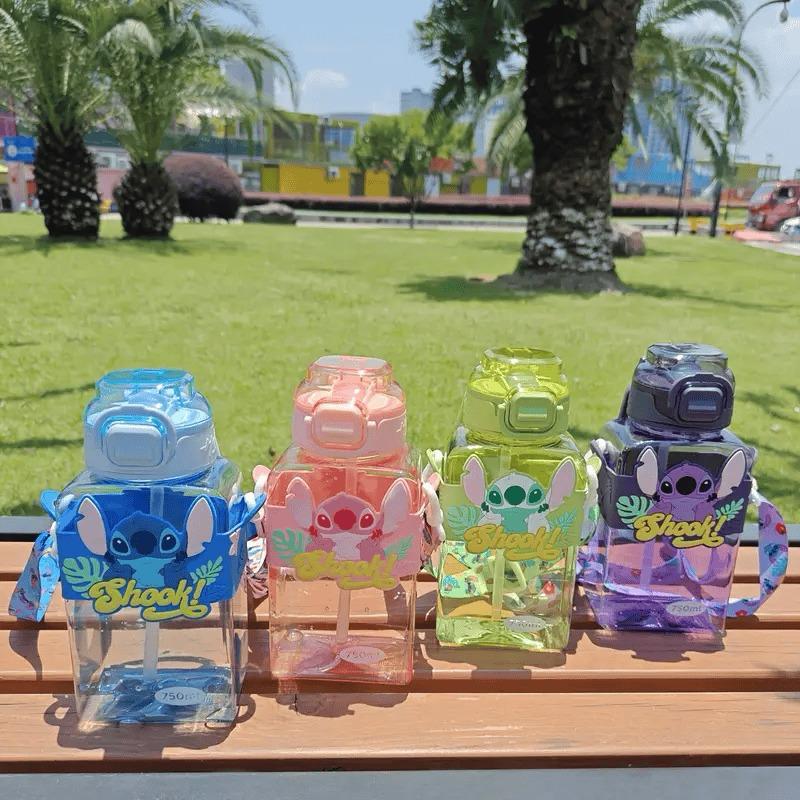 Stitch Kawaii Square Water Bottle with Strap ā 750ml