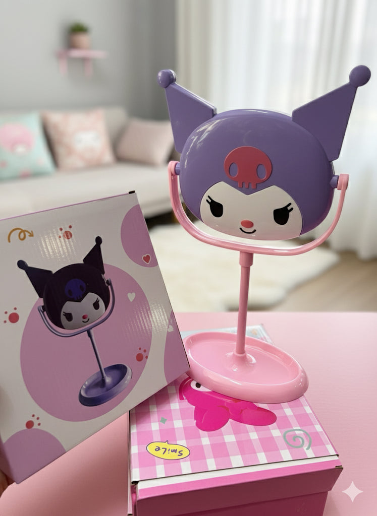 Kuromi Makeup Mirror