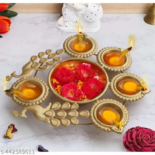 Peacock Decorative Urli