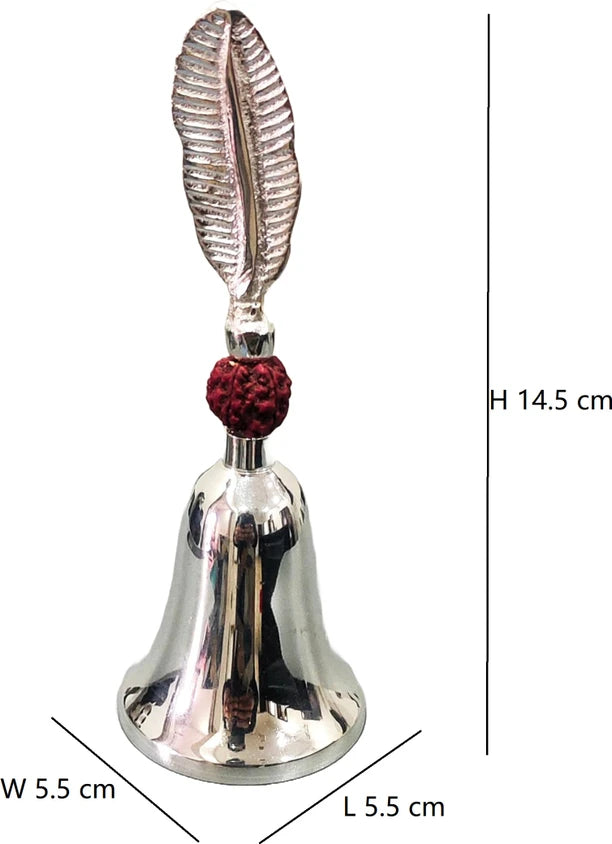 Rudraksh Silver Bell