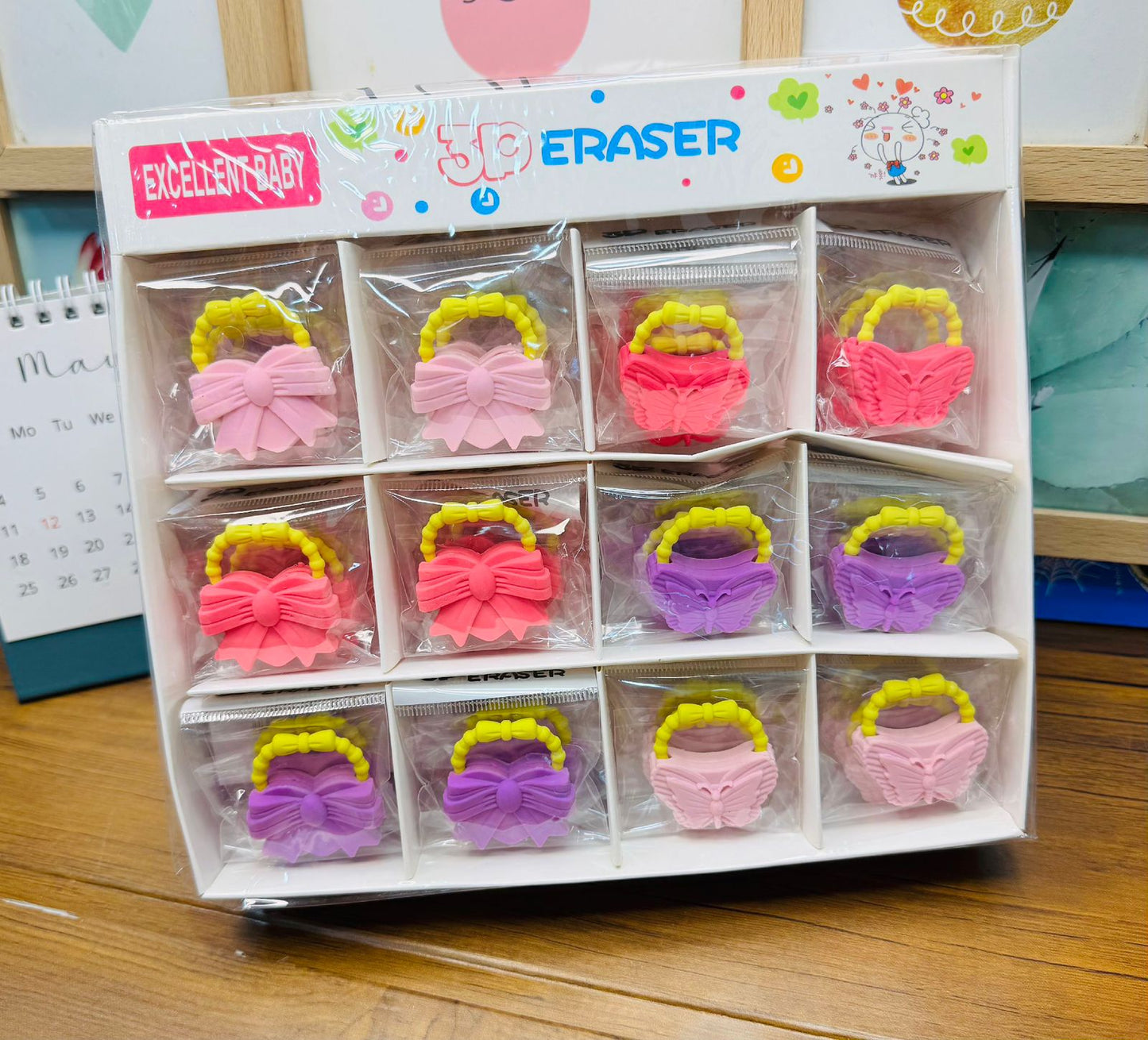 Quirky Mini Erasers ( Pack of 05)
